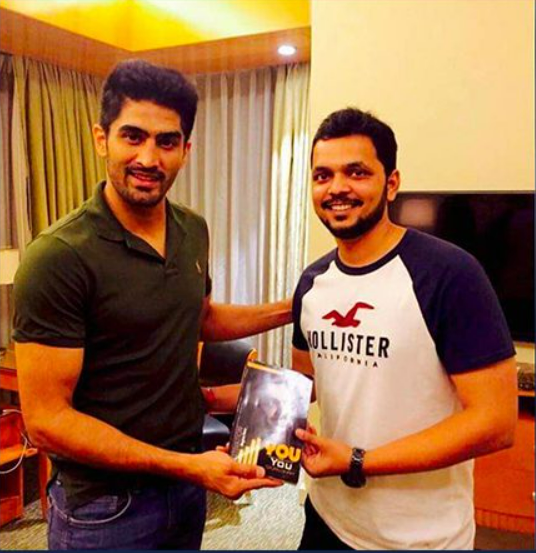 With Olympian Vijender Singh